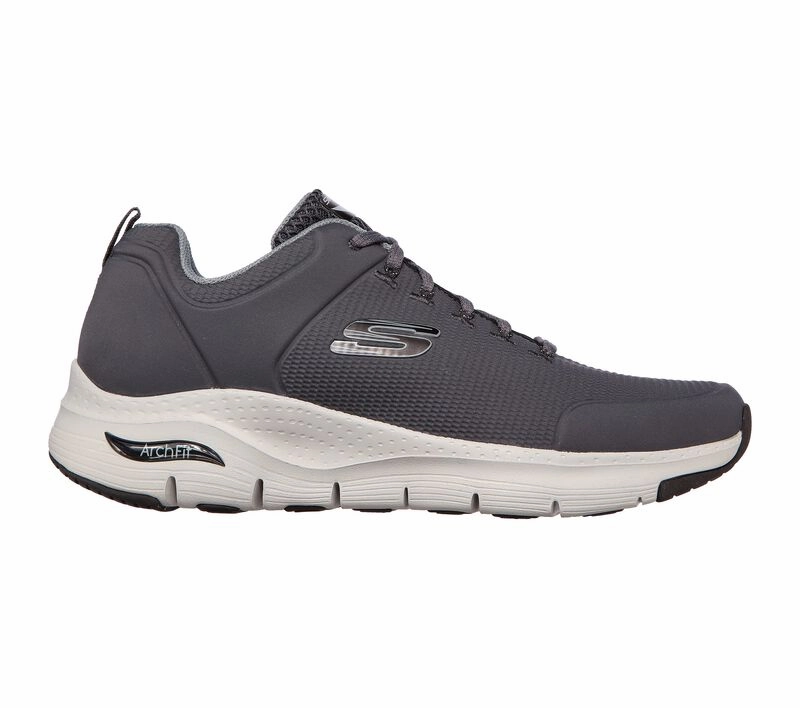 Skechers Sneakers da uomo Arch-Fit Titan 232200/CHAR charcoal Diabetic Sneakers