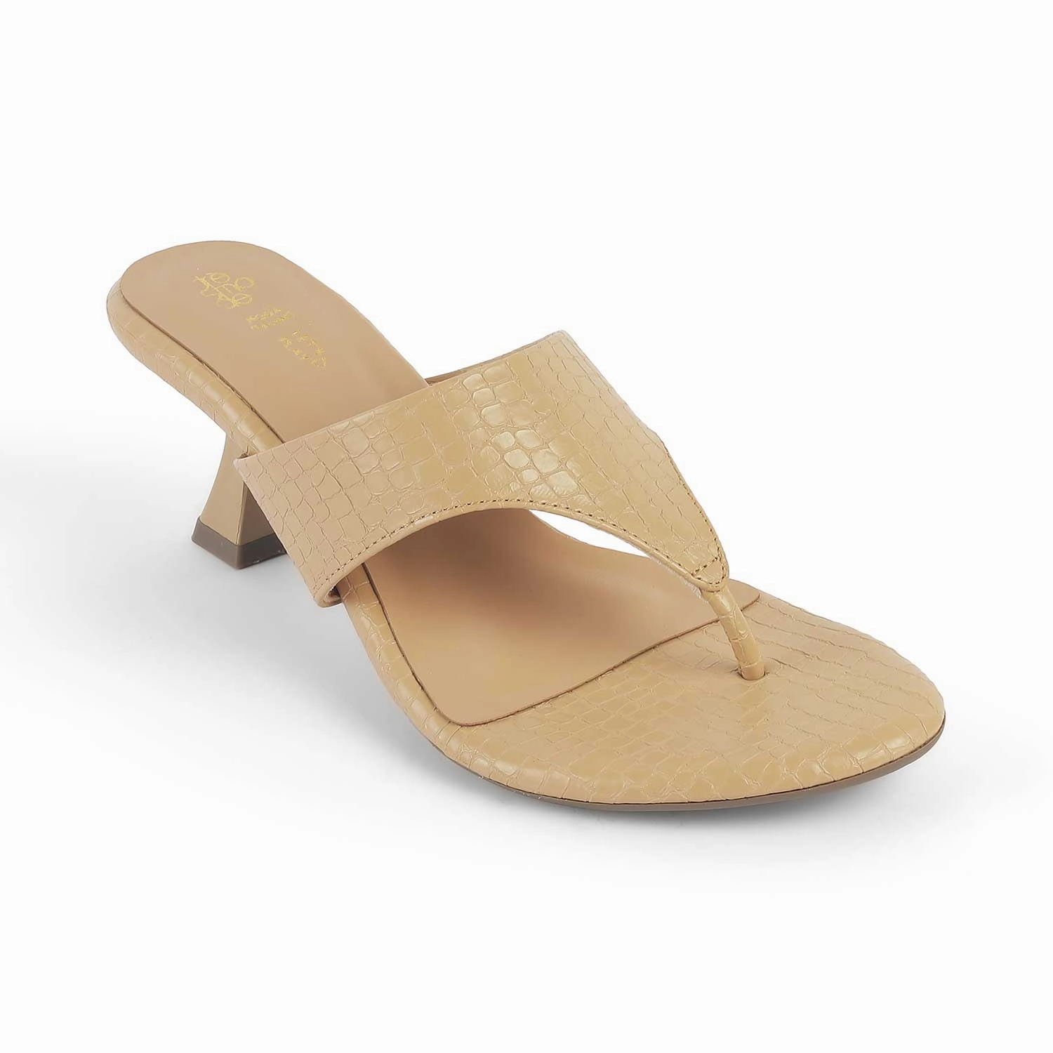Travel Sandals Tresmode Helene Beige Women's Dress Heel Sandals