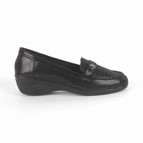Sebago Dan Loafers Tresmode Marcoval Black Women's Dress Wedge Loafers