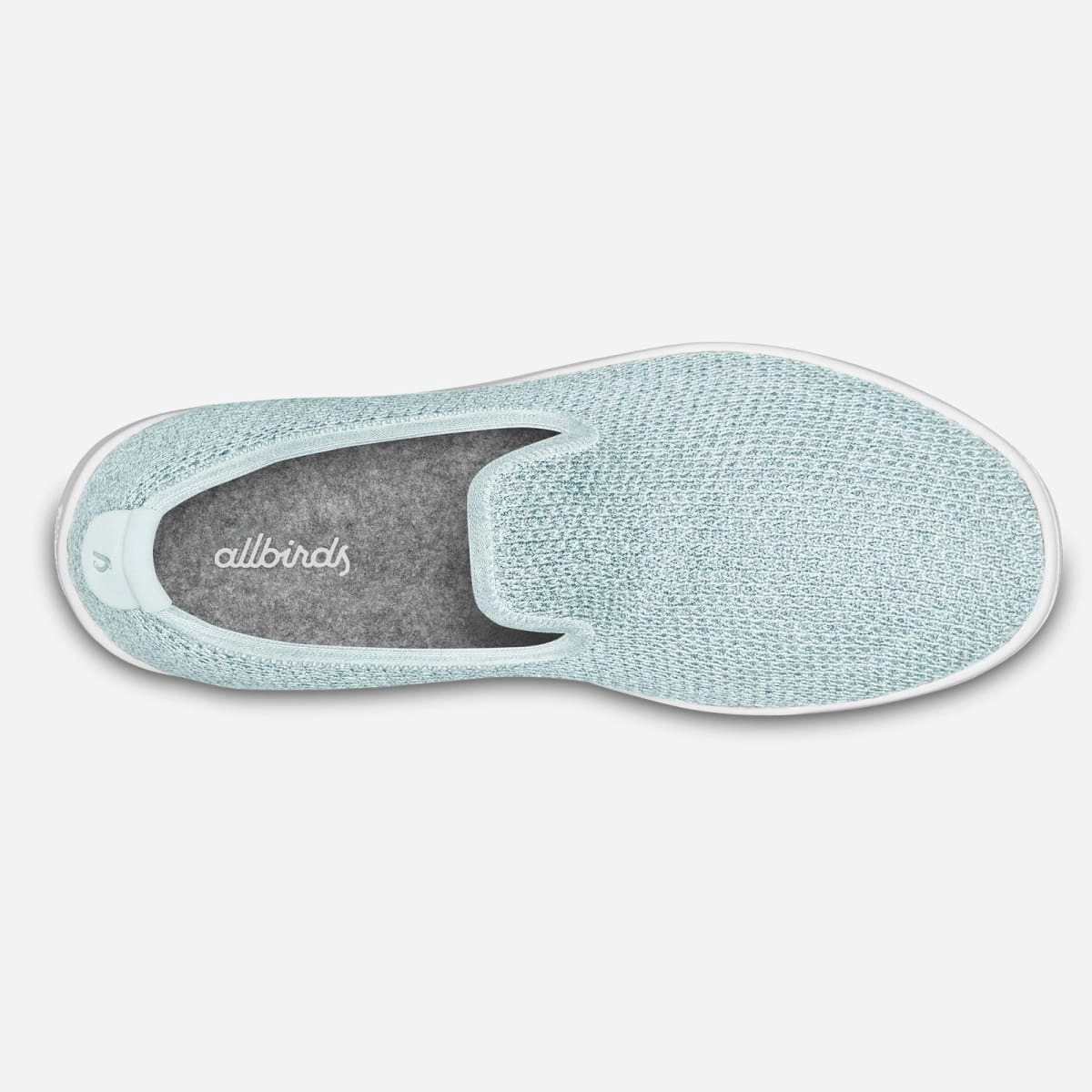 Mesh Slip On Shoes Allbirds Tree Loungers - CLASSICS: Smoke Powder Blue (White Sole)