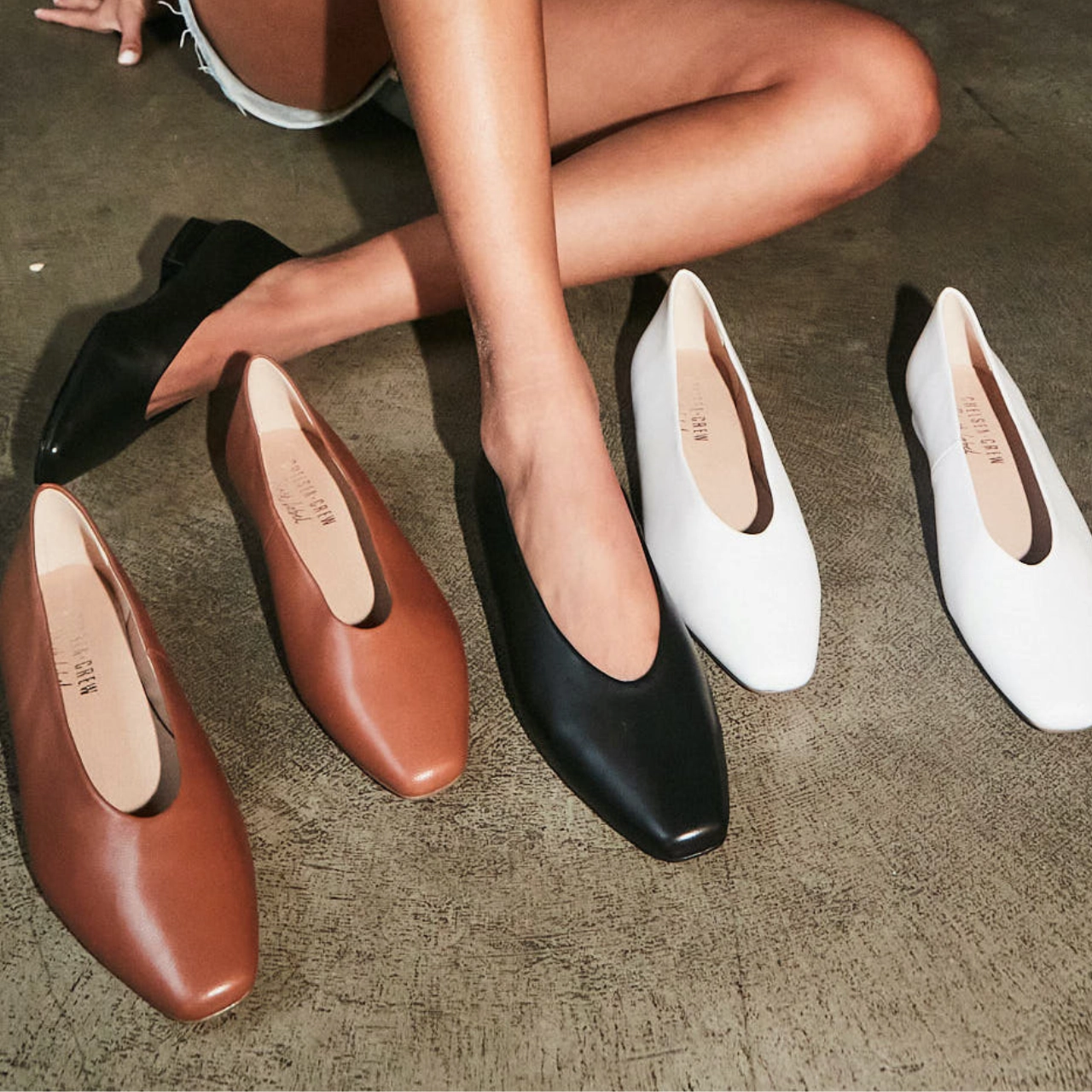 Slick Ballet Flats F