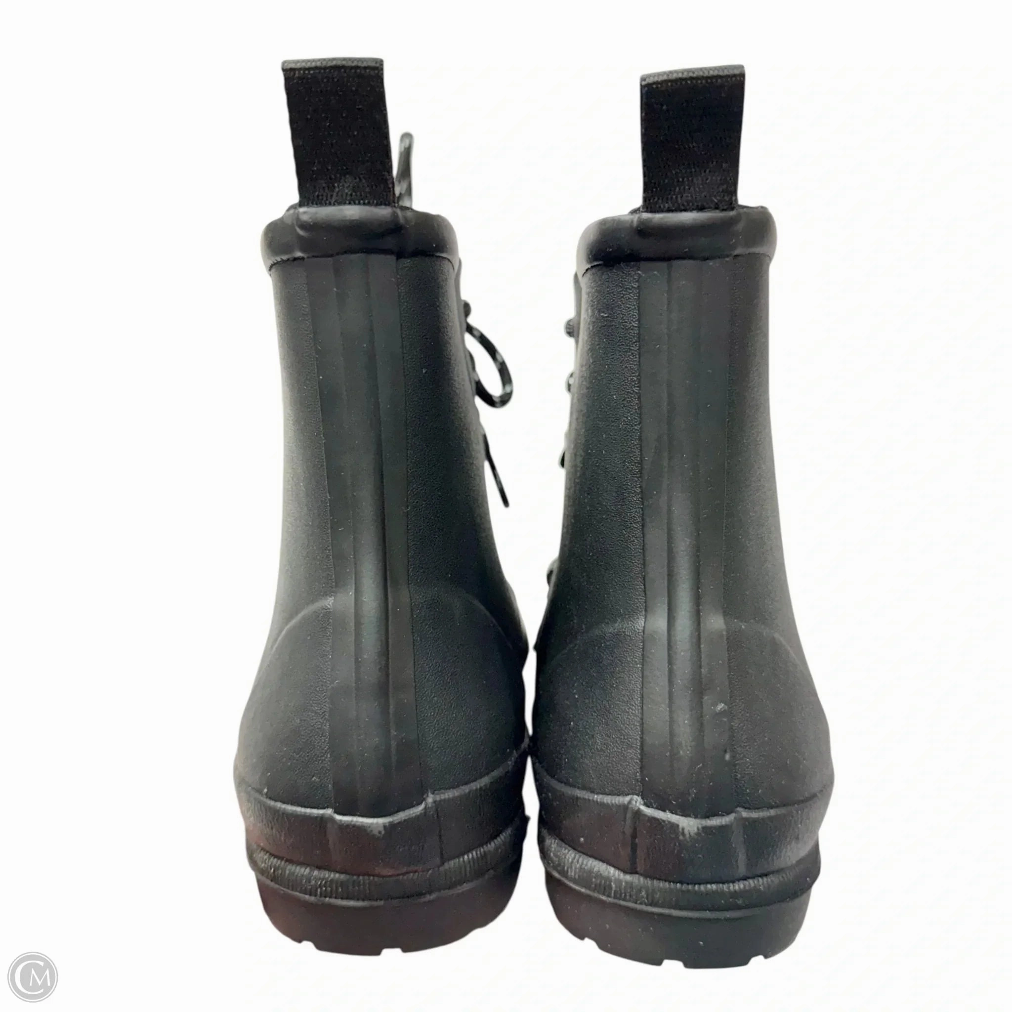 Sperry Rain Boots Tall Boots Rain By Madewell In Black, Size: 8