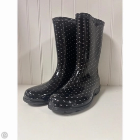 Casamiel Rain Boots Boots Rain By Clothes Mentor In Black, Size: 7