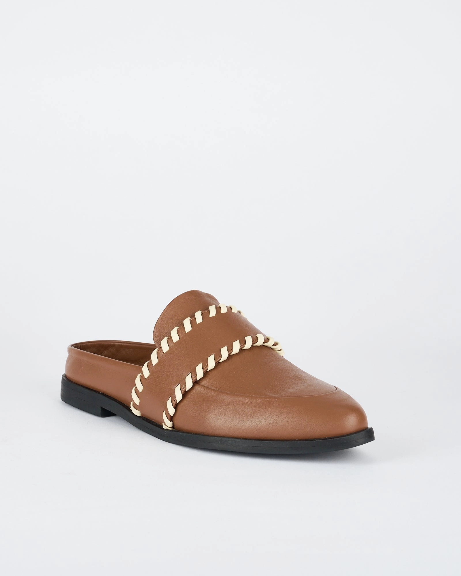 Macys Slippers Crosby Slide Cocoa/Off White