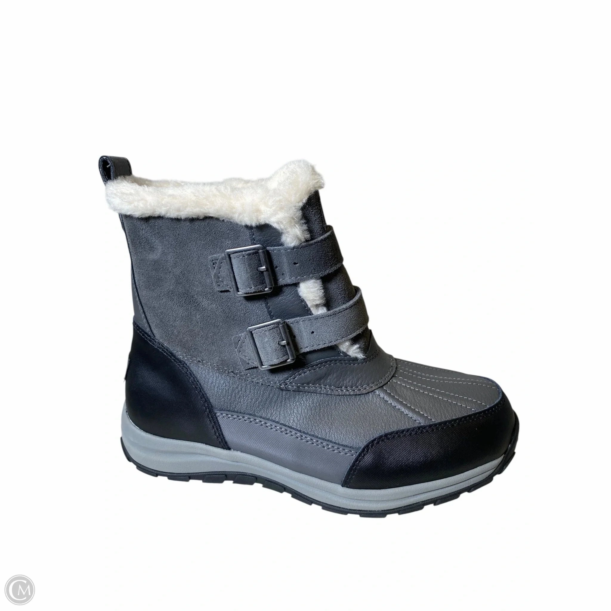 Boots Combat By Koolaburra By Ugg In Black & Grey, Size: 10 Comfortable Combat Boots