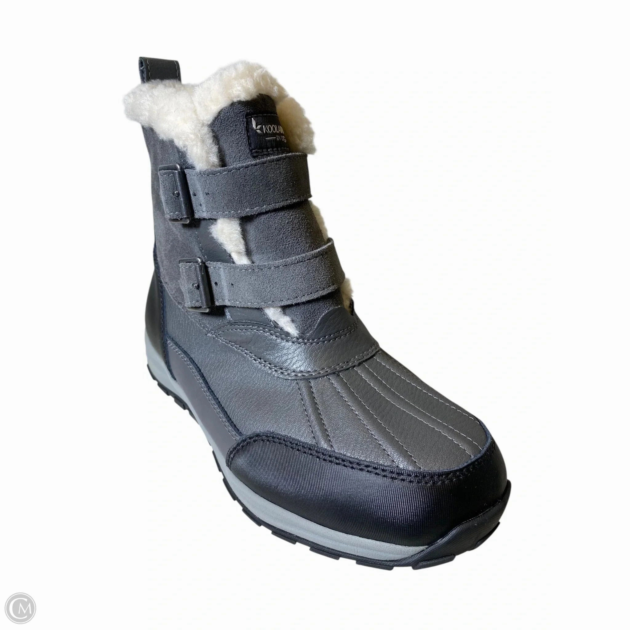 Boots Combat By Koolaburra By Ugg In Black & Grey, Size: 10 Cute Lace Up Combat Boots