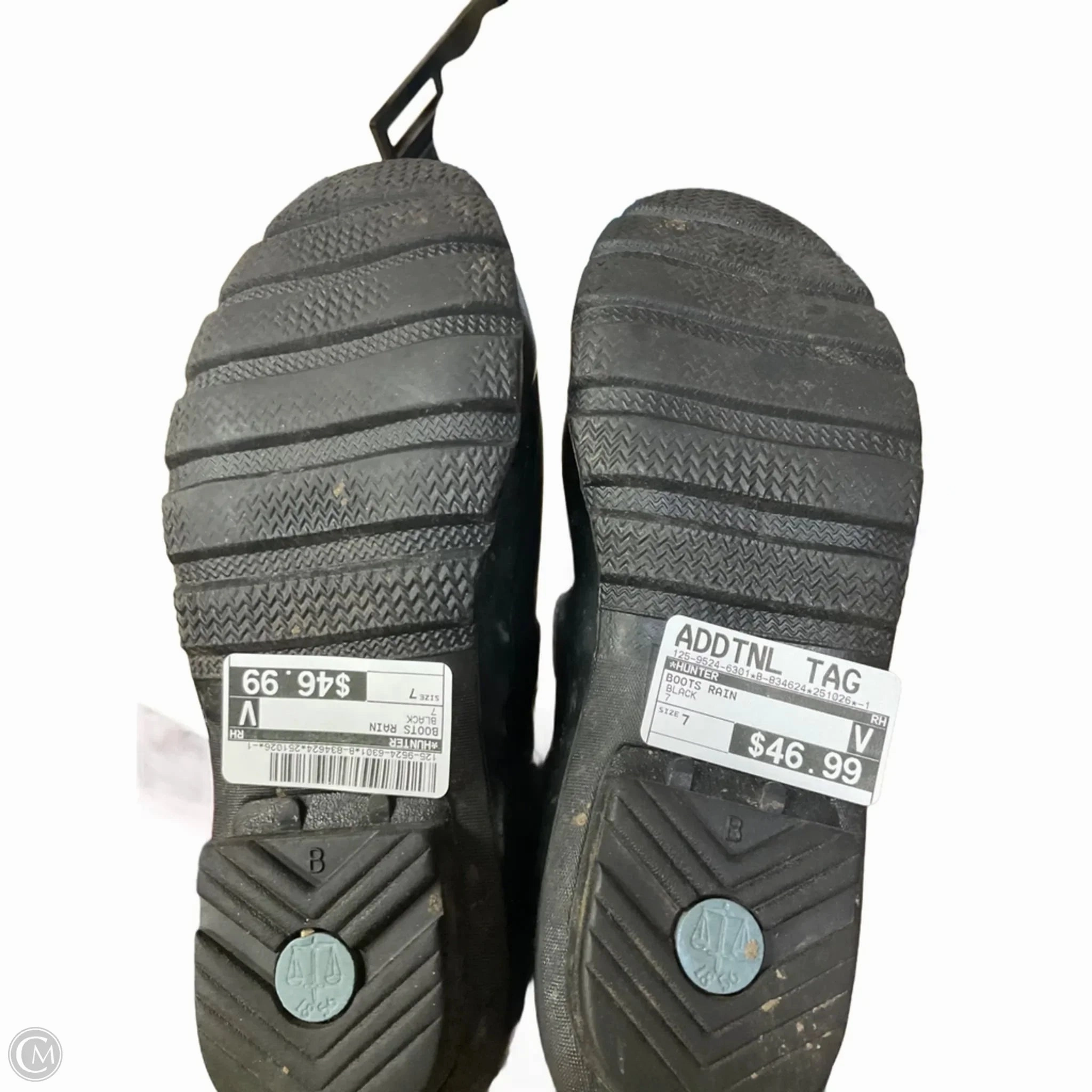 Gucci Rain Boots Size 8 Boots Rain By Hunter In Black, Size: 7