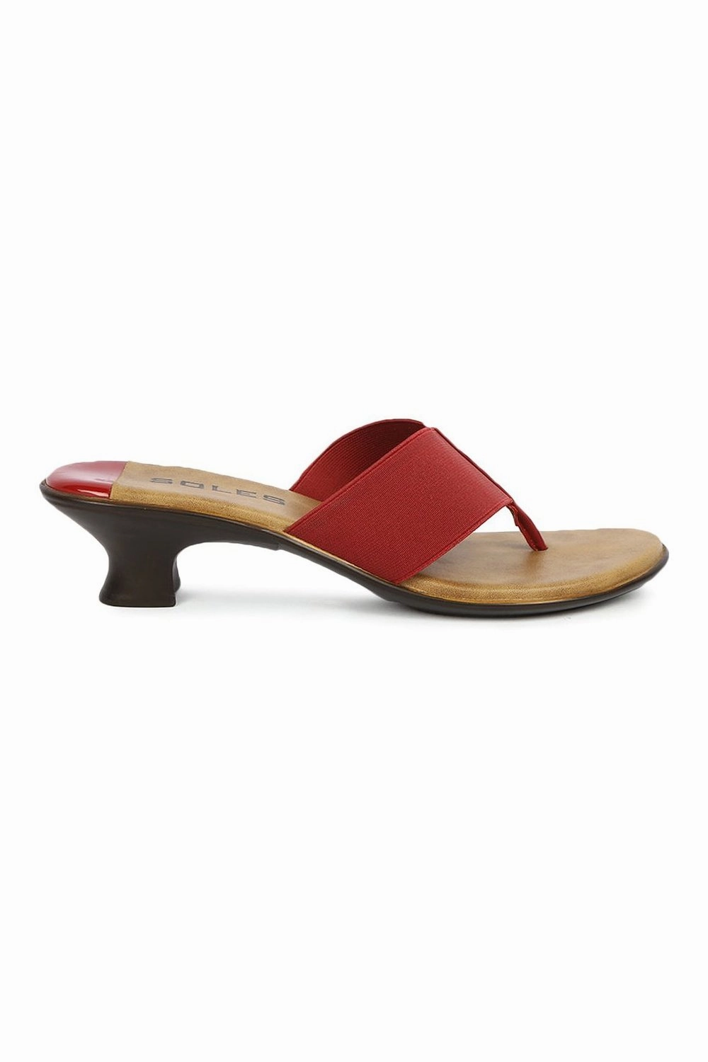 SOLES Maroon Heels - Unique & Stylish Footwear Heeled Crocs