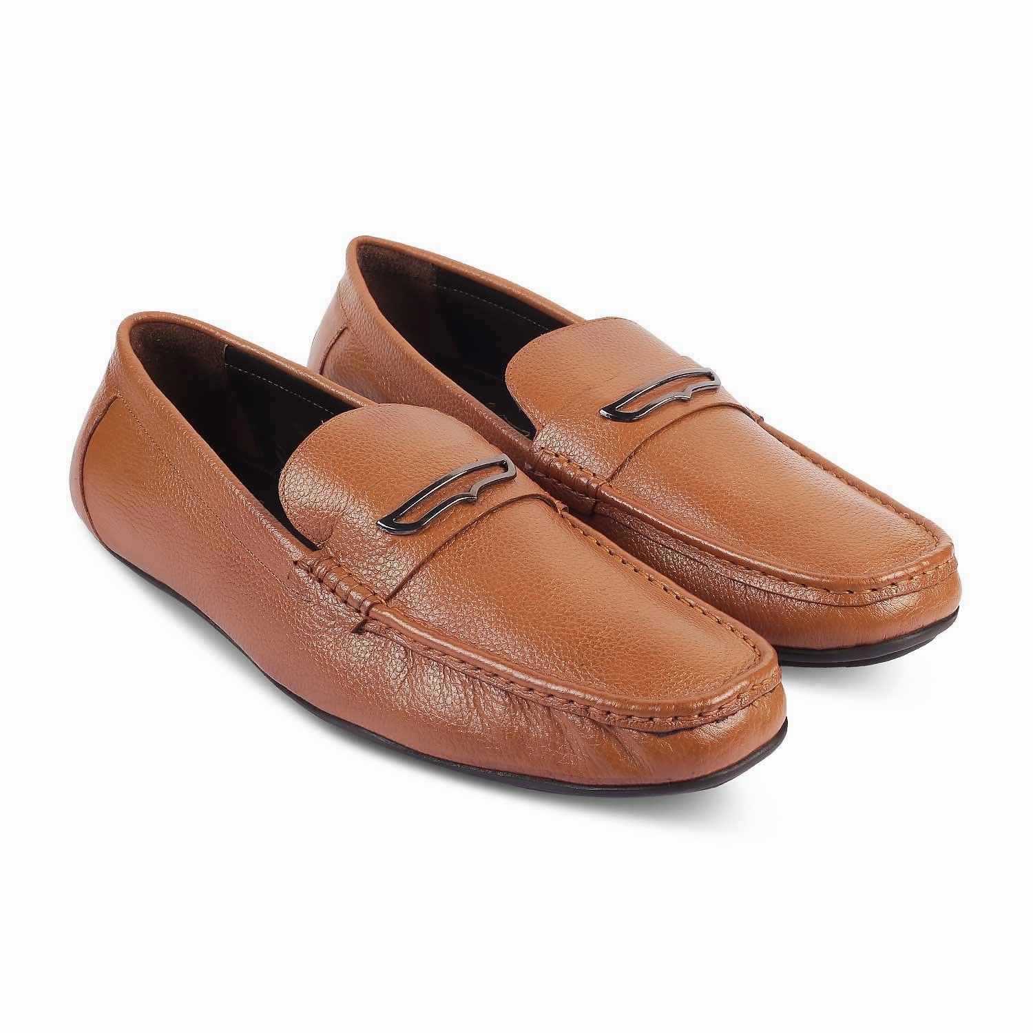 Loafers Sale The Odry Tan Men's Leather Driving Loafers Tresmode