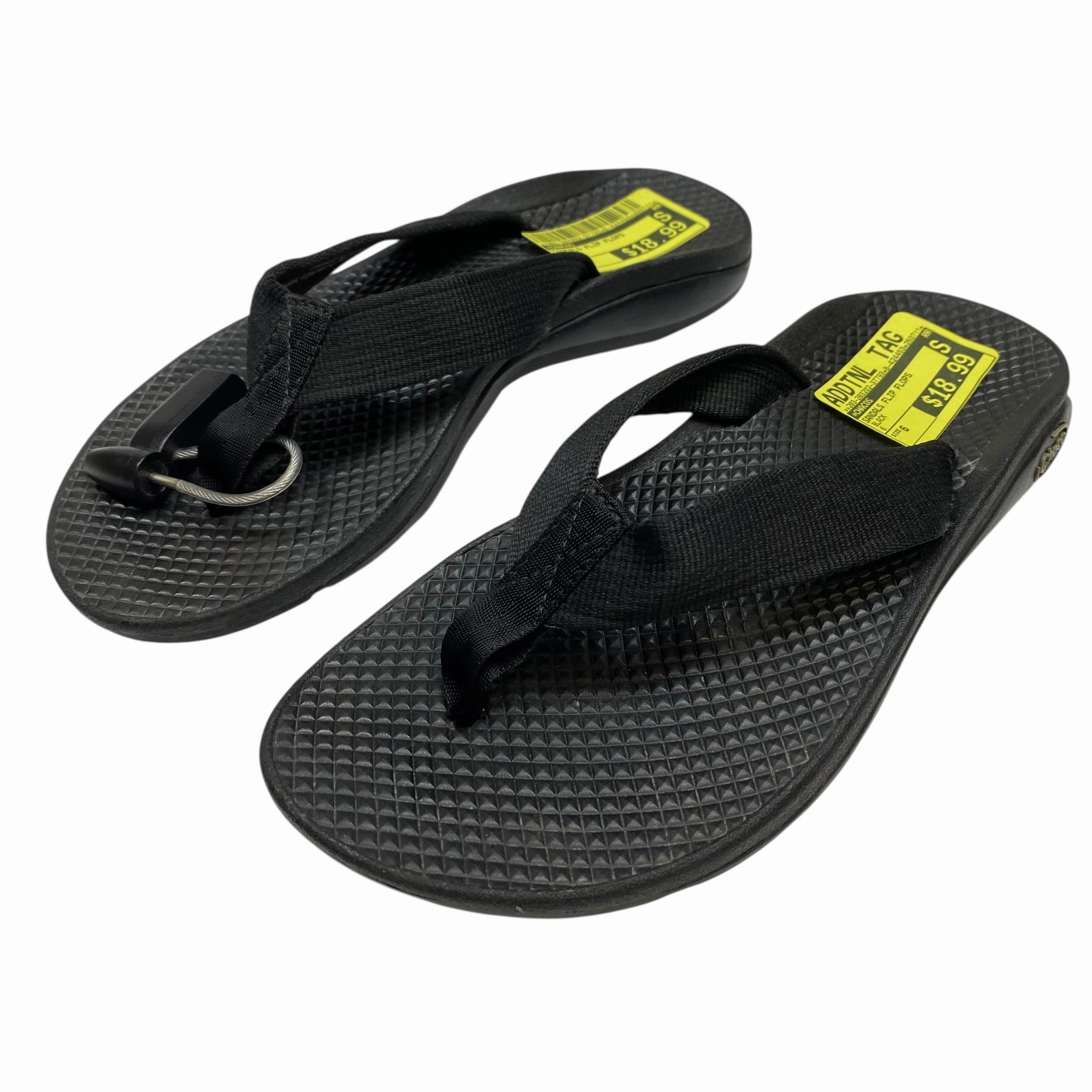 Recovery Flip Flops Sandals Flip Flops By Chicos In Black, Size:6