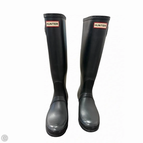 Hunter Short Rain Boots Chelsea Boots Rain By Hunter In Black, Size: 7