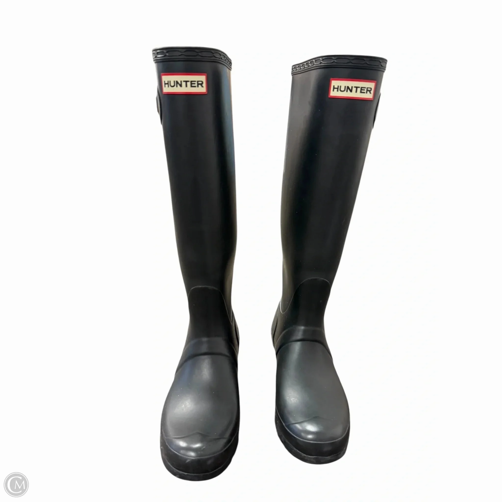 Boots Rain By Hunter In Black, Size: 7 Lily Rain Boots