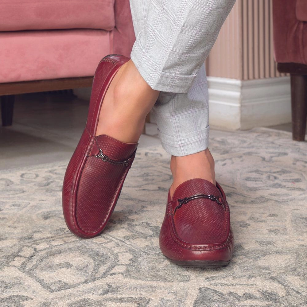 The Open-2 Brown Men's Leather Loafers Tresmode Loafers Cranberry Twp