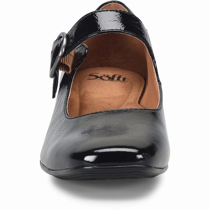 Stride Rite Mary Jane Dress Shoes Size 1 Sofft Women's Laura Heeled Mary Jane Shoe - Black Patent