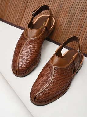 Imperio By Regal Tan Mens Formal Woven Leather Slip On Sandals Doc Martens Sandals Flower