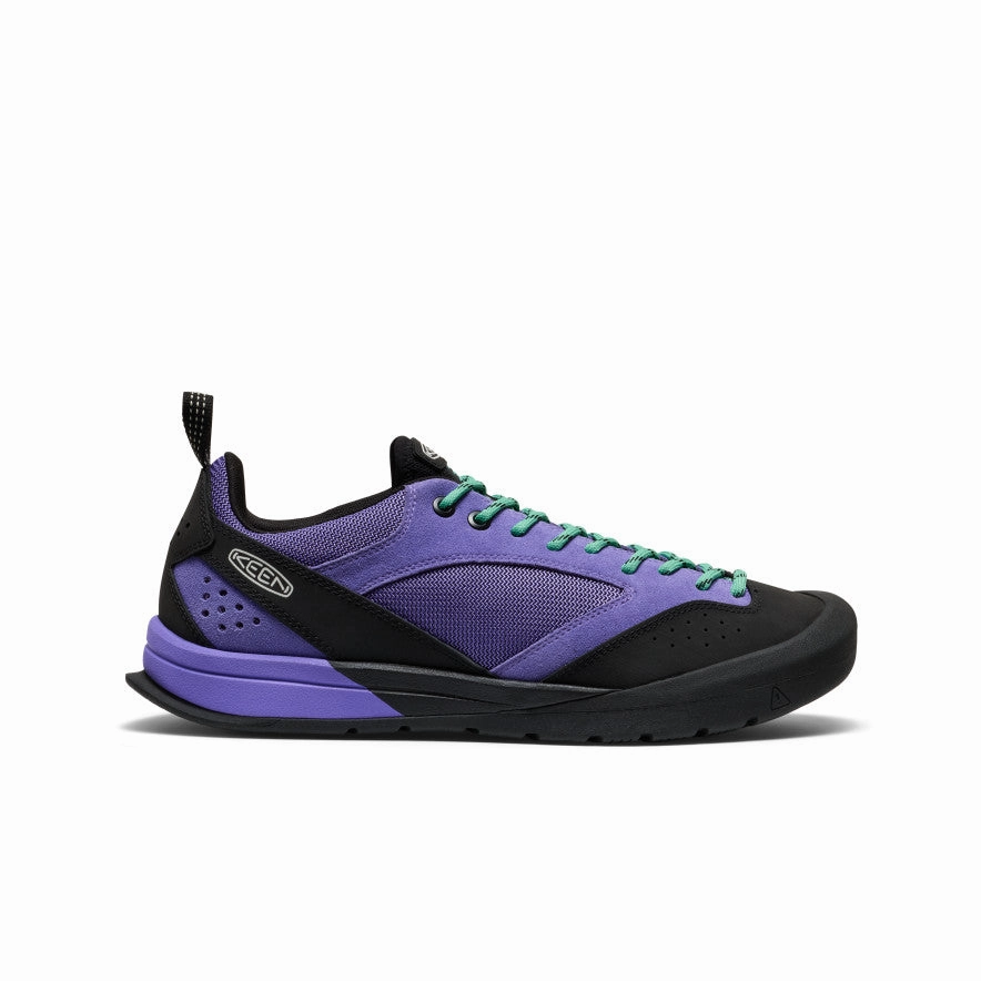 Evolv Defy Climbing Shoes Review Men's Jasper III Sneaker  |  Purple Opulence/Black