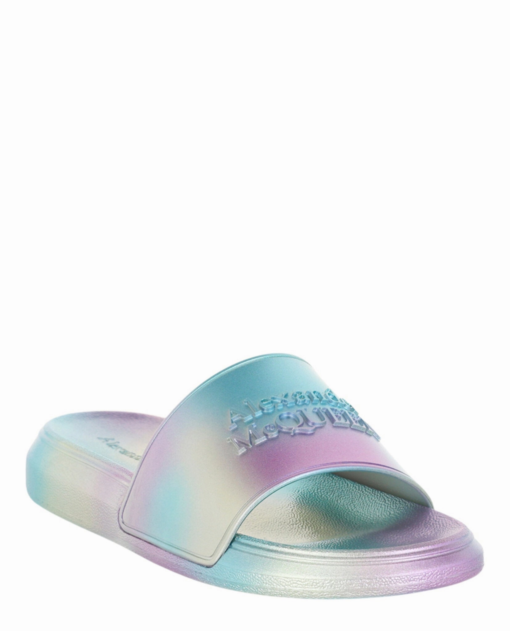Slippers For Snow Iridescent Logo Slides