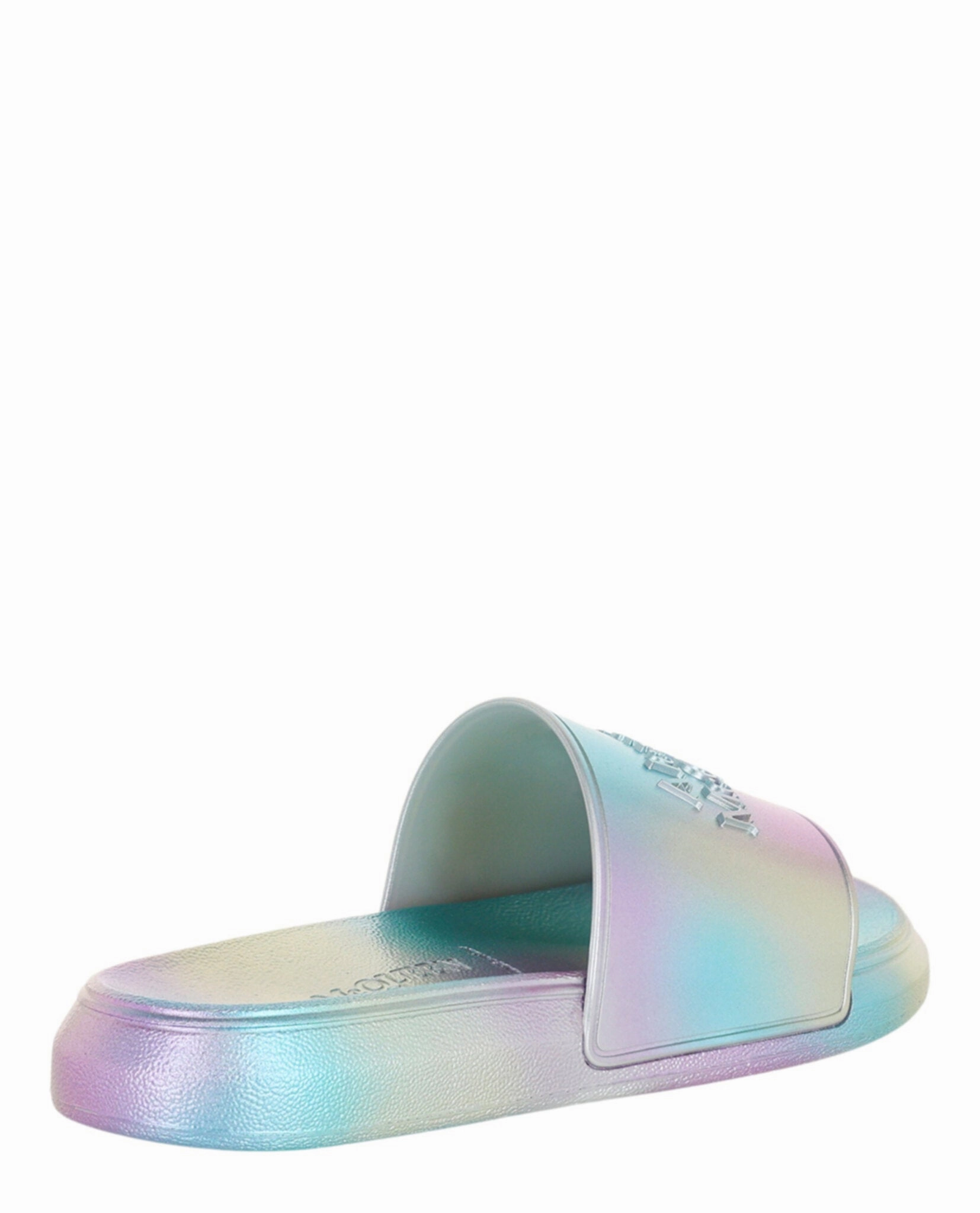 Warming Slippers Iridescent Logo Slides
