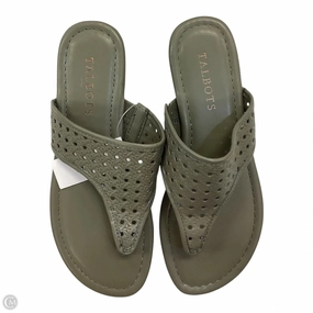 Sandals Flip Flops By Talbots In Green, Size: 5 Outlet Flip Flops