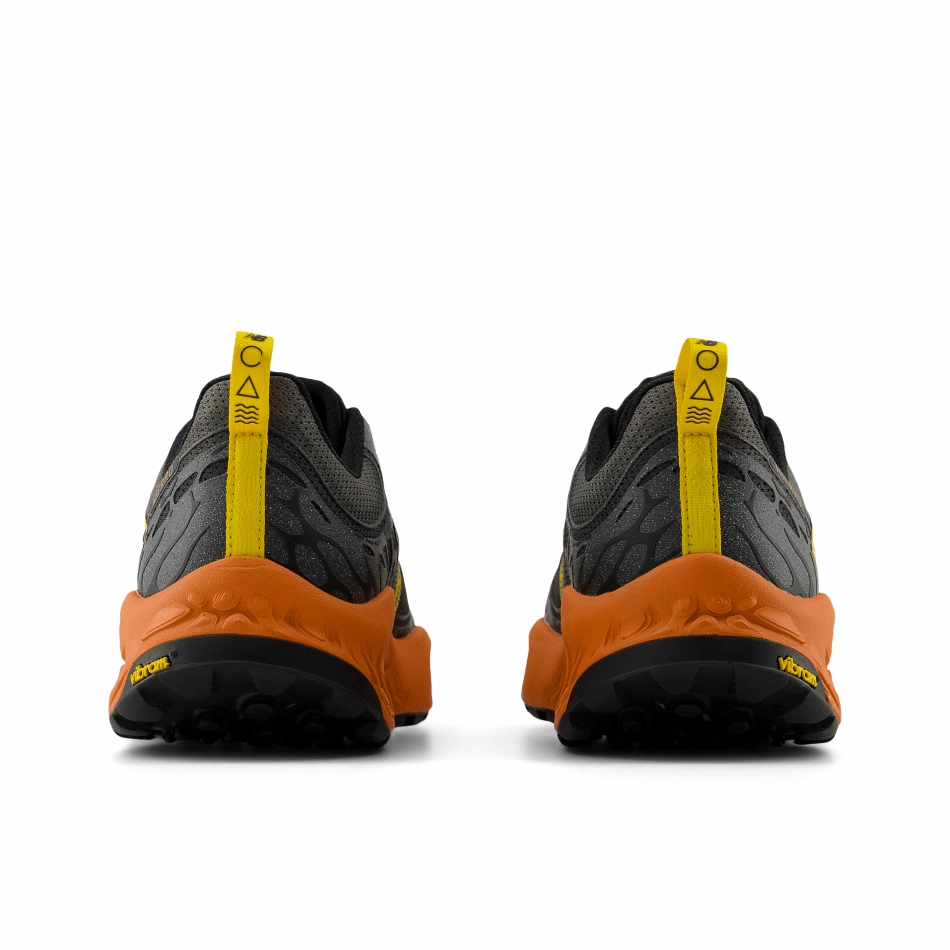 New Balance Hierro v8 Men's Trail Running Shoes in Black/Orange AW24 Best Fast Trail Shoes