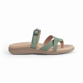 Tresmode Mos Green Women's Casual Flats Flat Shoes 2025