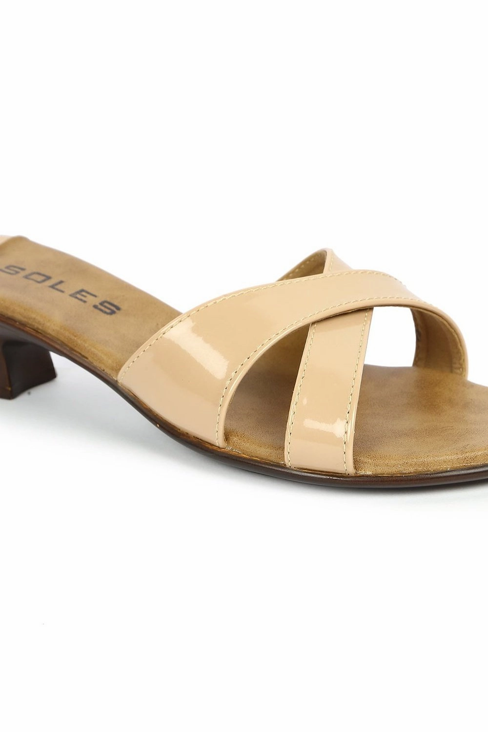 Ankle Boots Booties SOLES Elegant Beige Heels - Neutral Elegance for Any Outfit