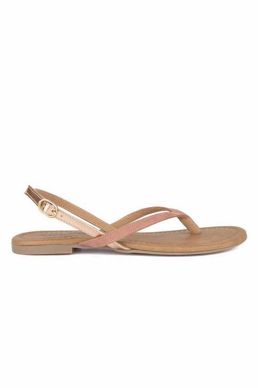 Sparkling Flat Sandals SOLES Pretty Pink Flat Sandals
