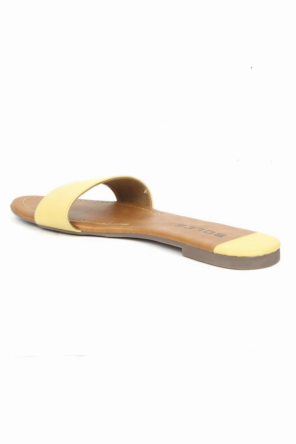 Sandals Ochi Reviews SOLES Sunny Yellow Flat Sandals