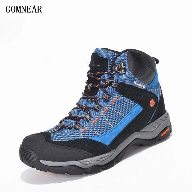 GOMNEAR Men Women 100% Waterproof Hiking Shoes Antiskid Desert Jungle Trekking Shoes Hunting Male Climbing Hiking Boots Outdoor Climbing Shoes Size 4