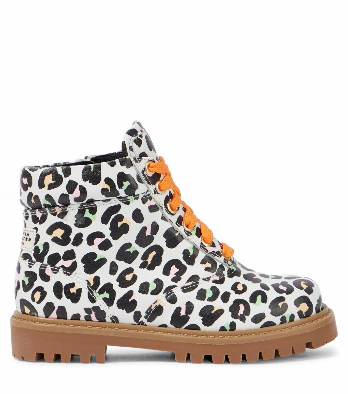 Russell And Bromley Combat Boots Sophia Webster Tia Combat Boots Girls Kids 13 Multi Leopard Print Leather KHD705