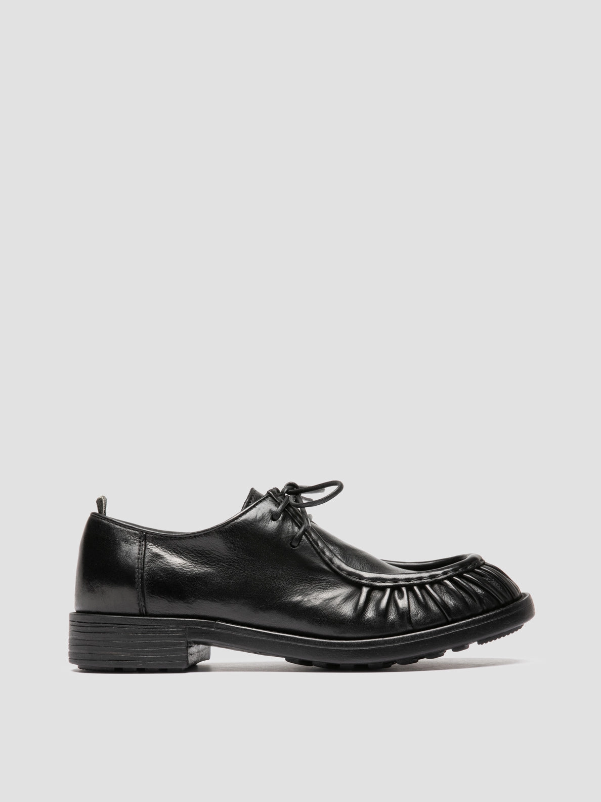 DIARY 102 - Black Leather Derby Shoes Outscape Lace Up Shoe