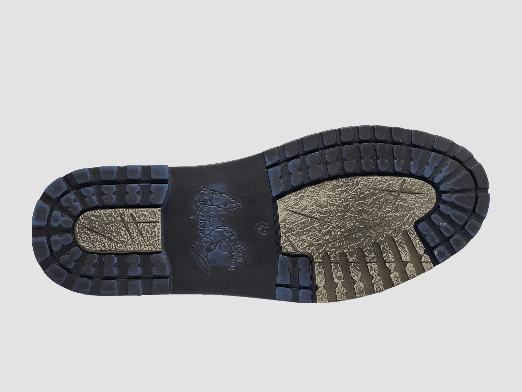 Men's Derby Toe-Cap Leather Dress Shoes - Blue Lace Up Boot Shoes