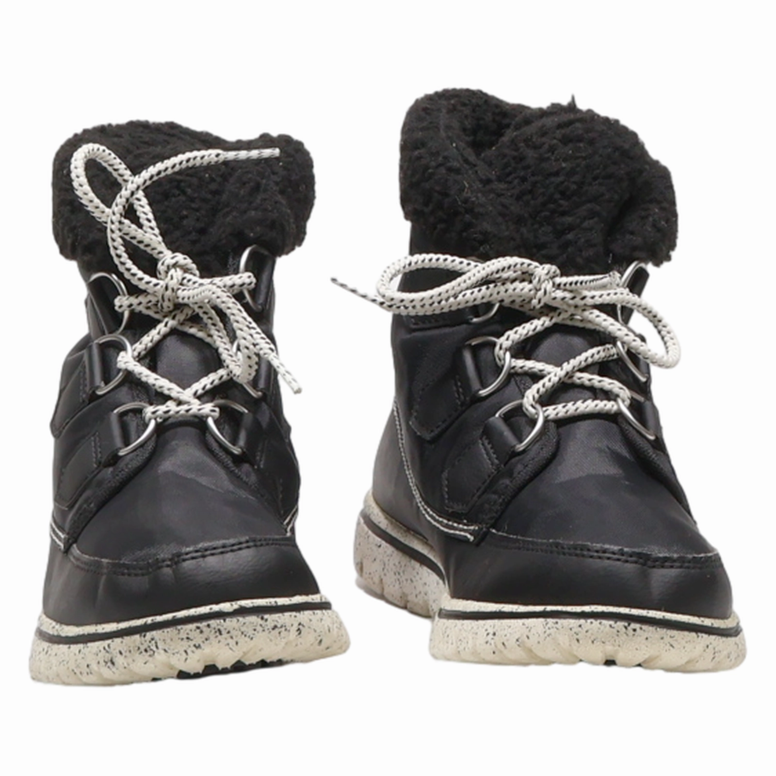 SOREL Snow Boots Black Synthetic Womens UK 6 Terra Snow Boots