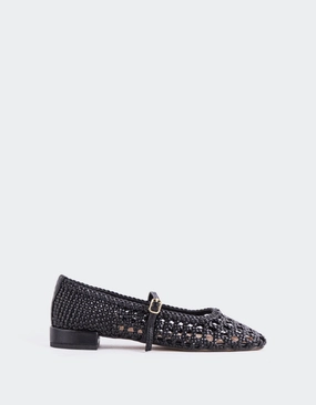 Geox Baby Mary Jane Shoes Izaro Black Woven