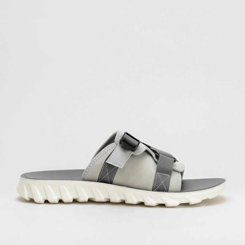 Italian Leather Sandals Sporty Slider