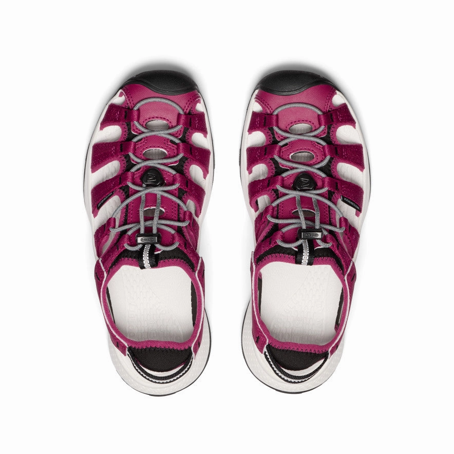 Tektrel Trail Running Shoe Women's Astoria West Sandal  |  Beaujolais/Star White