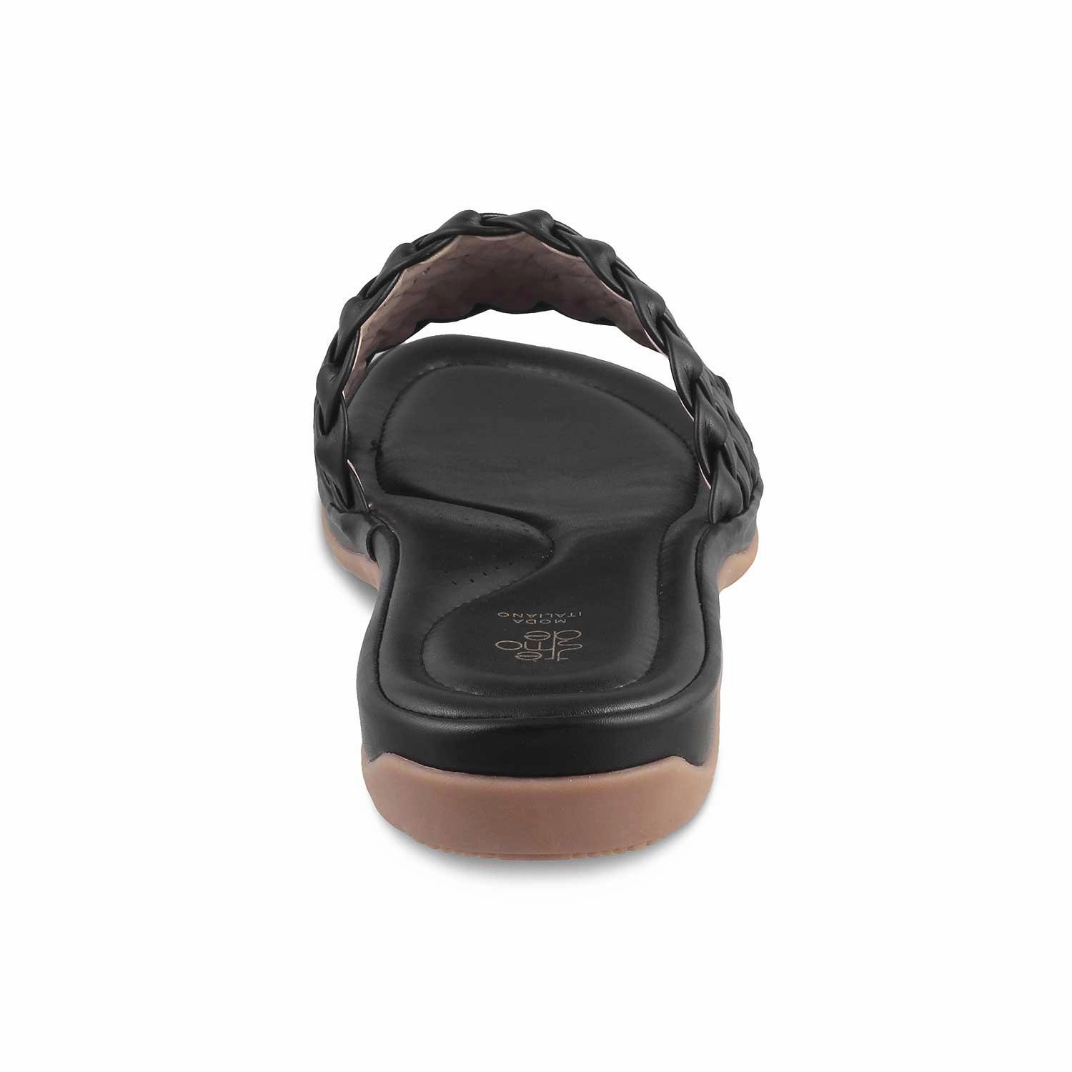 The Napoli Black Women's Casual Flats Tresmode Flat Shoes To Wear With Skinny Jeans