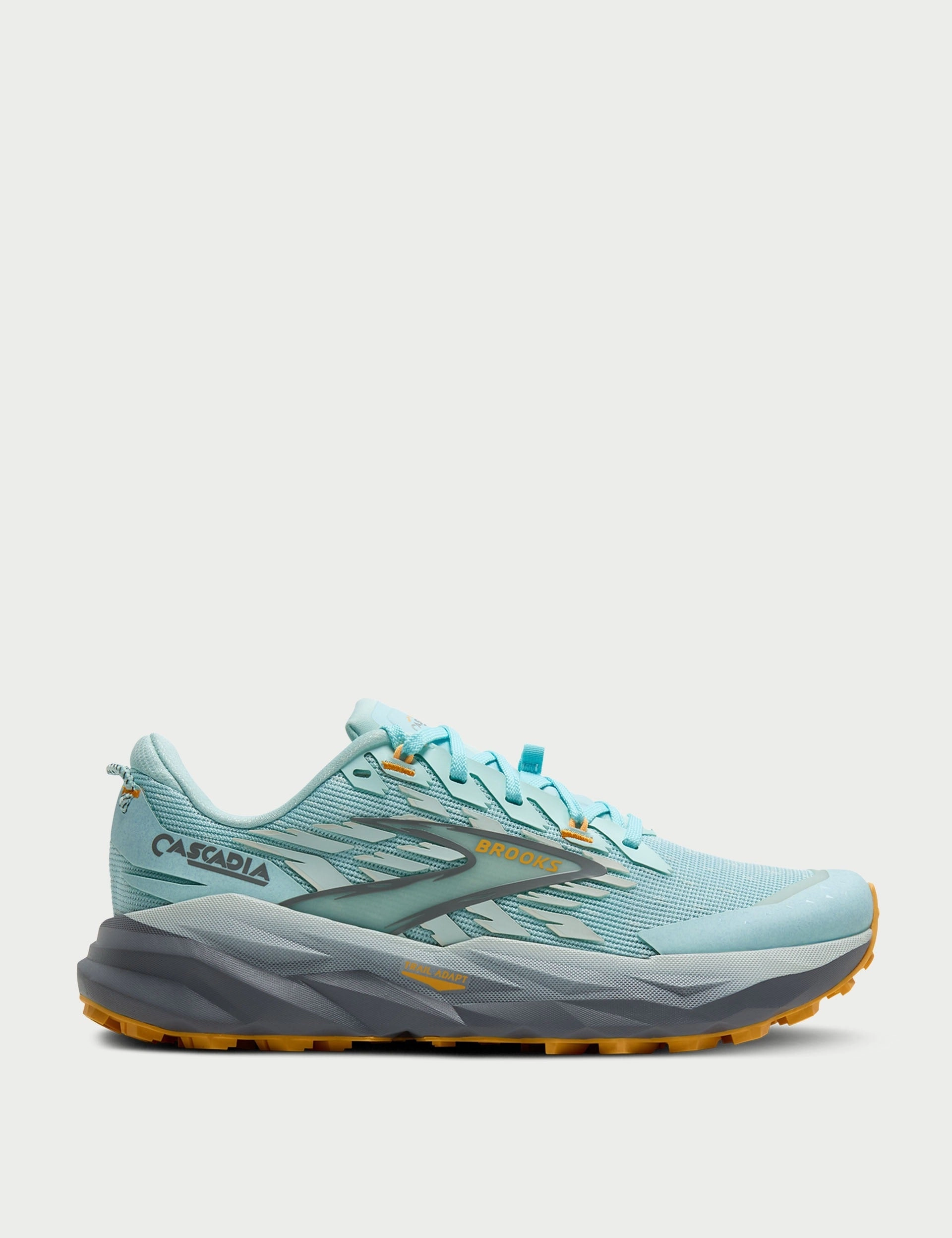 Cascadia 19 - Clearwater/Primer Grey/Apricot Moab Flight Solution Dye Trail Running Shoes
