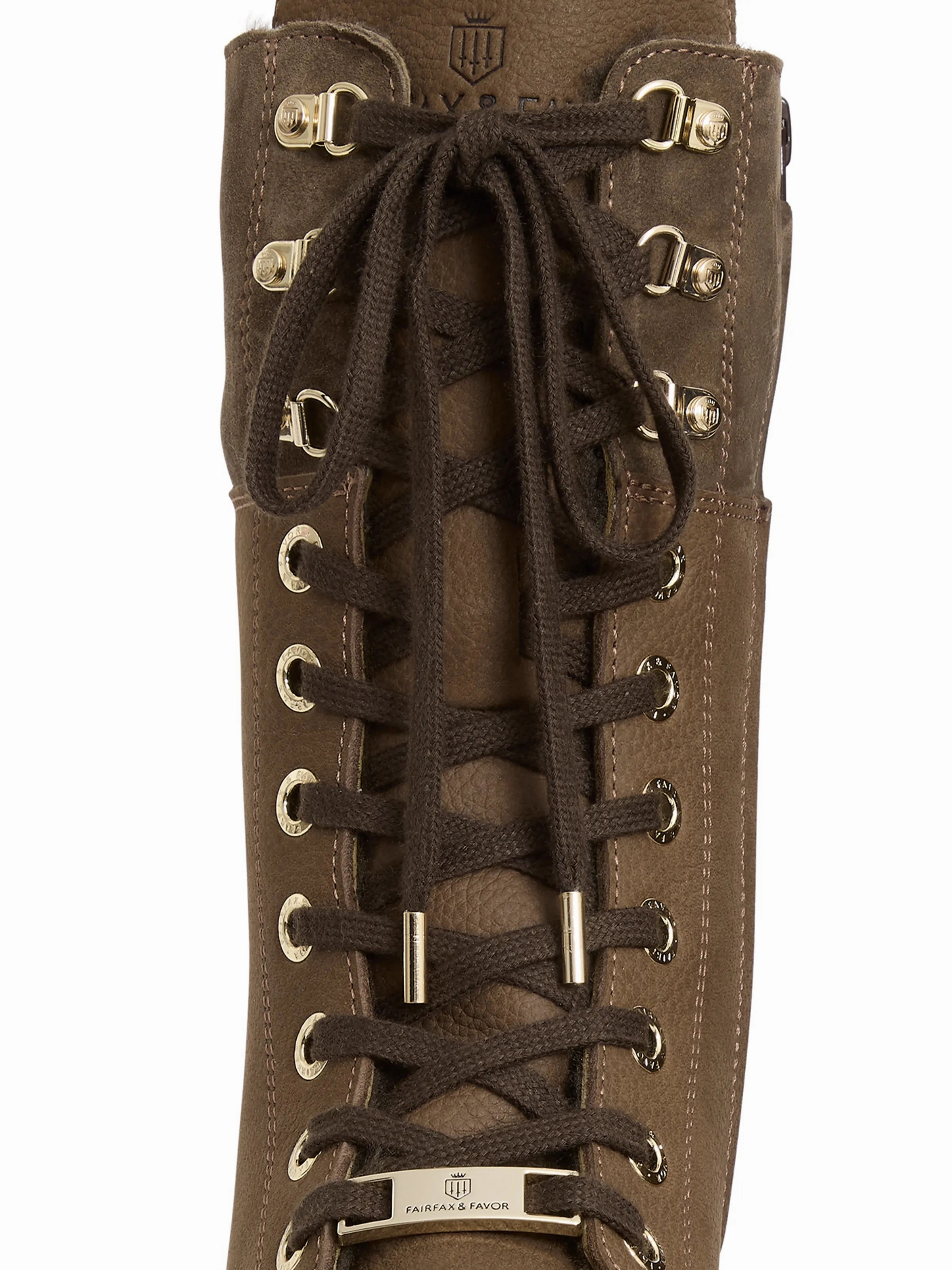 Iconic Combat Boots Shearling Lined Anglesey - Fog Nubuck