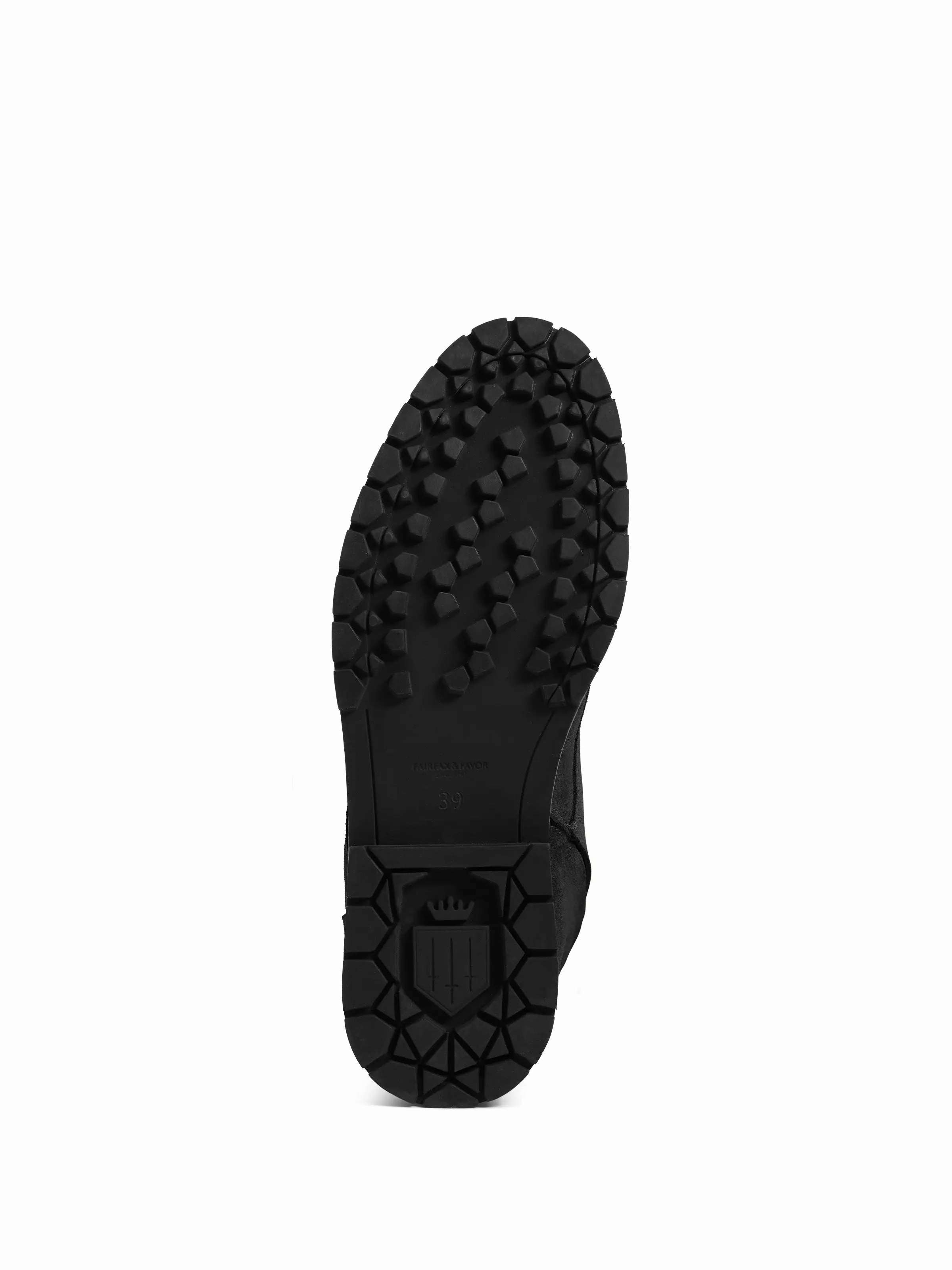 Pink Sparkly Combat Boots Windsor Combat Boot - Black Suede