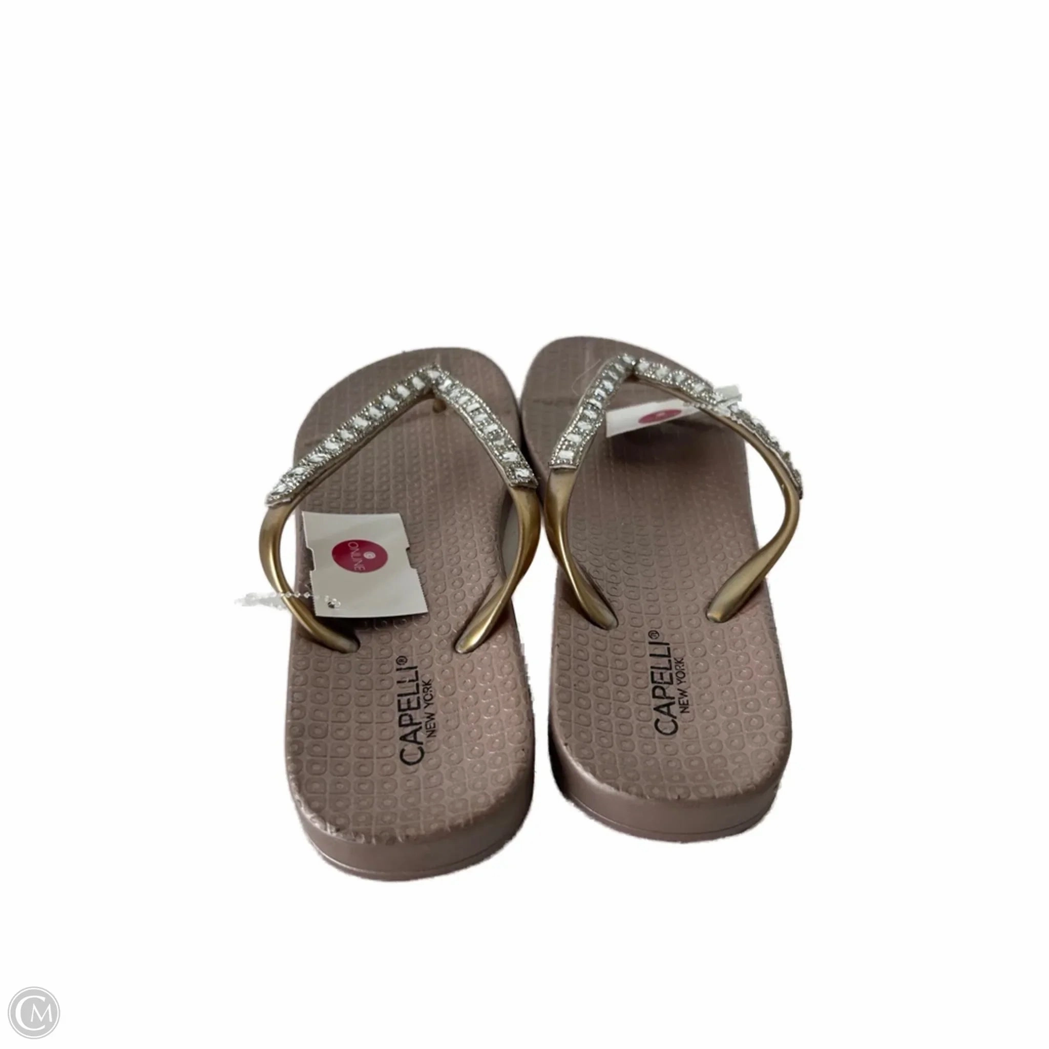 Paul Frank Flip Flops Sandals Flip Flops By Capelli In Taupe, Size: 7