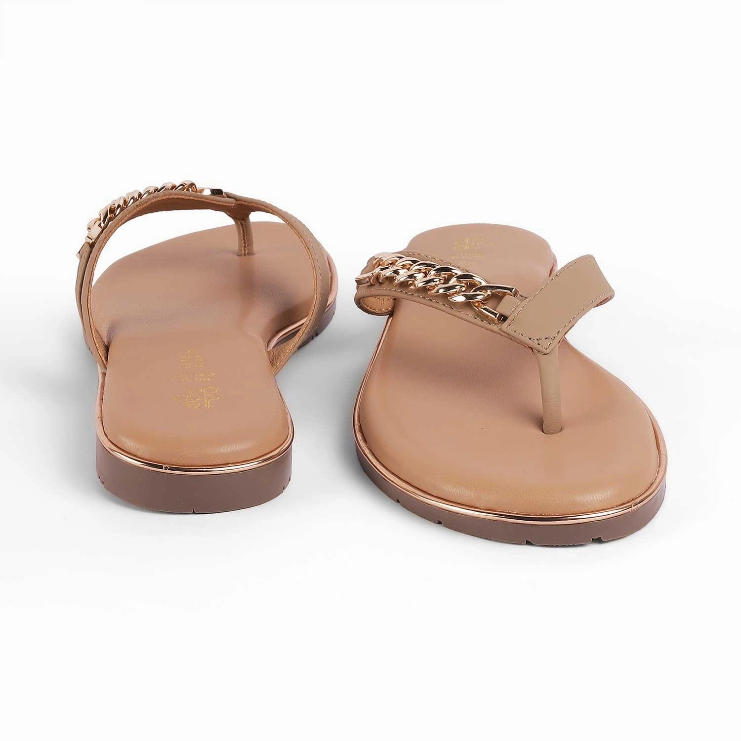 Footjoy Golf Shoes For Flat Feet Tresmode Flachain Beige Women's Dress Flats