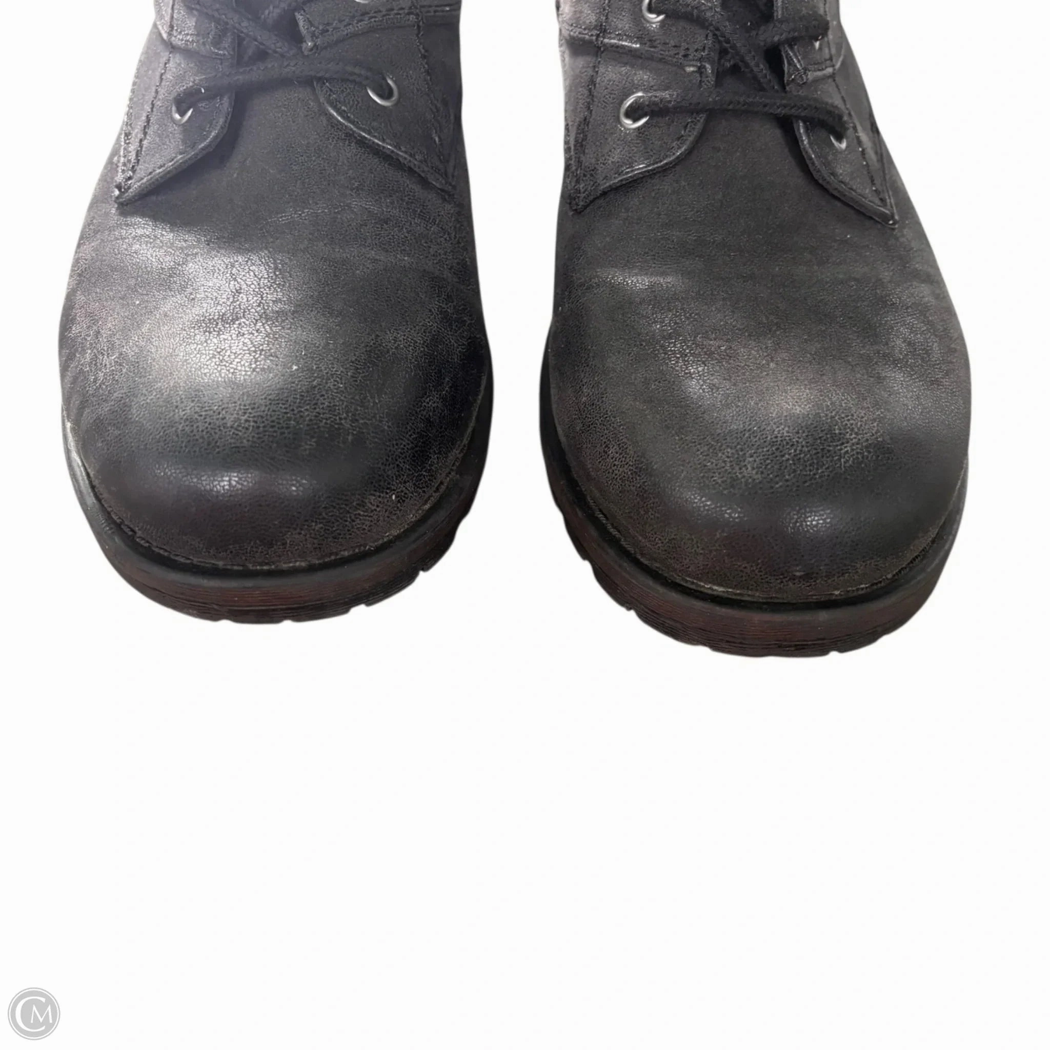 Kelsey Combat Boot Boots Combat By Crown Vintage In Black, Size: 10