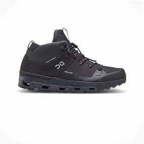 Men's On Cloudtrax Waterproof, Black, 12.5 D Medium Anti Slip Waterproof Shoe Covers