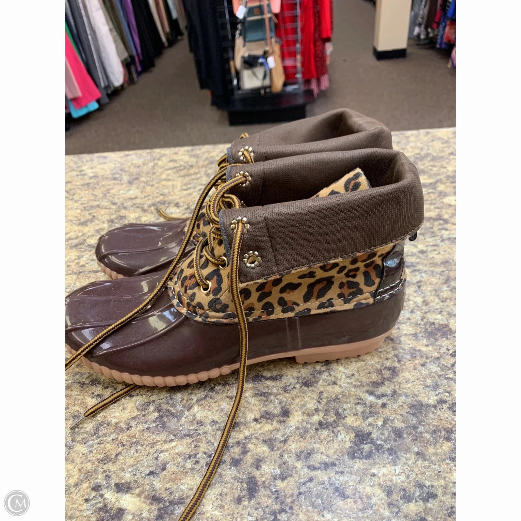 Boots Rain By Cmf In Animal Print, Size: 10 Cheap Rain Boots Near Me