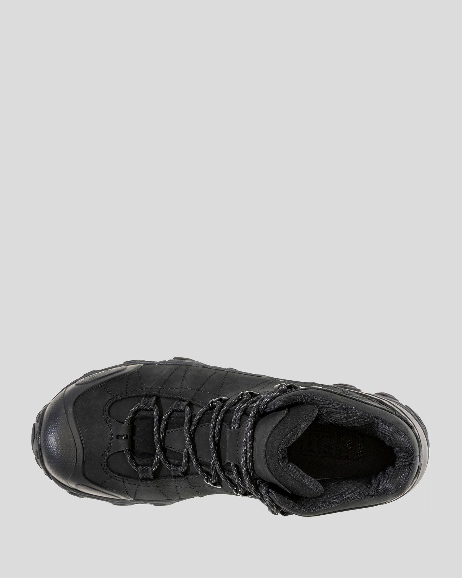 Men's Oboz Bridger Mid Hiking Boots - Wide  - Black Sea Nylon Hiking Boots