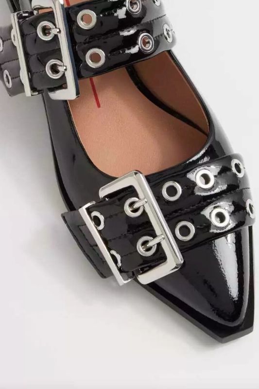 Patent Pointed Toe Dressy Flats Flat Shoes Sneakers