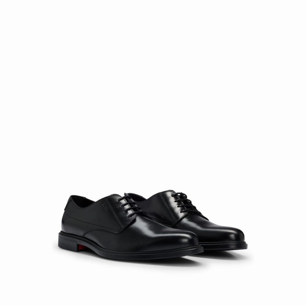 Wally Derby Shoe Derby shoes in nappa leather with embossed logo