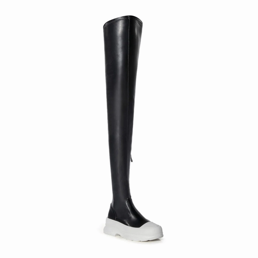 LOVER Black Liliana Knee High Boots