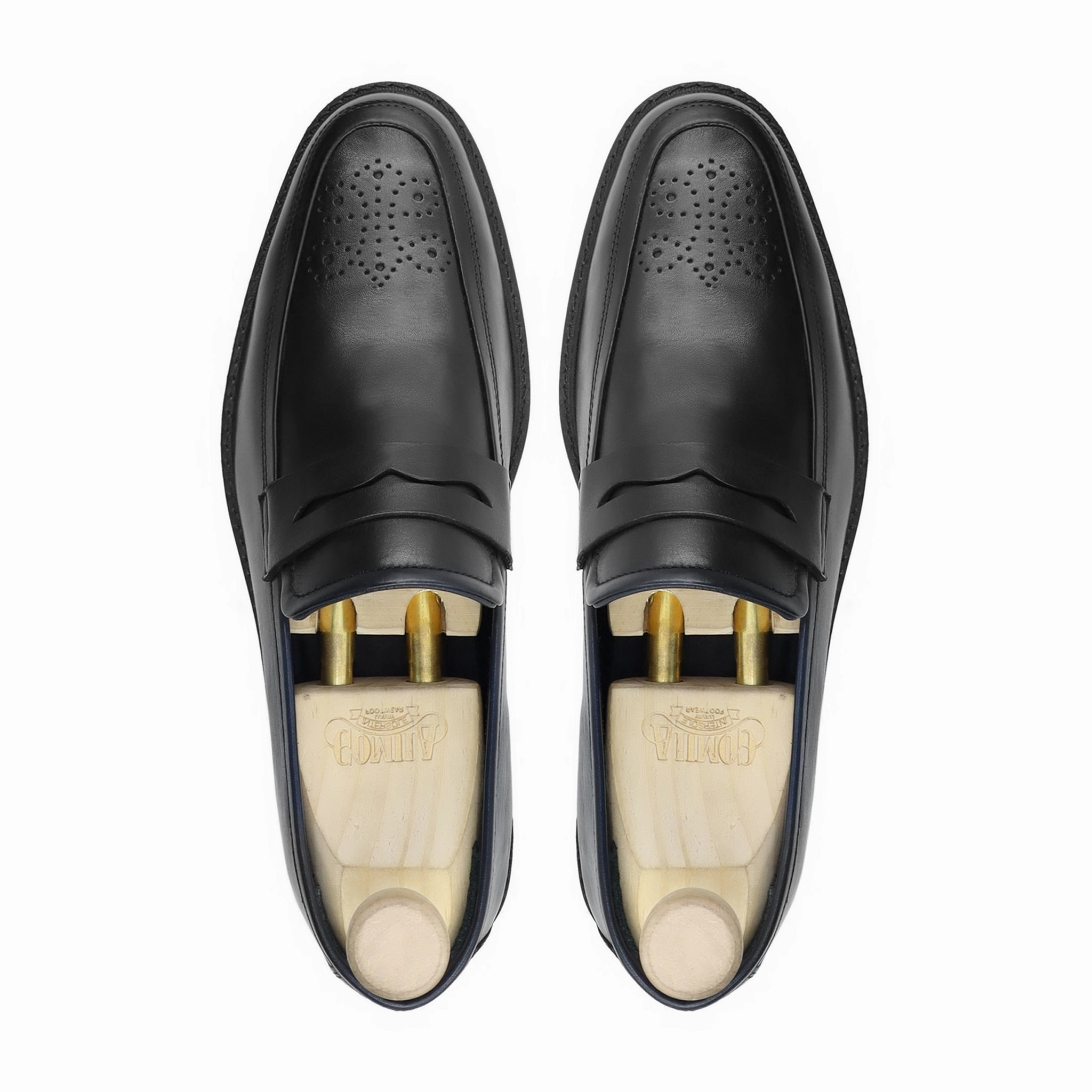 70s Loafers Molybdix - Men's Black Calf Leather Loafer